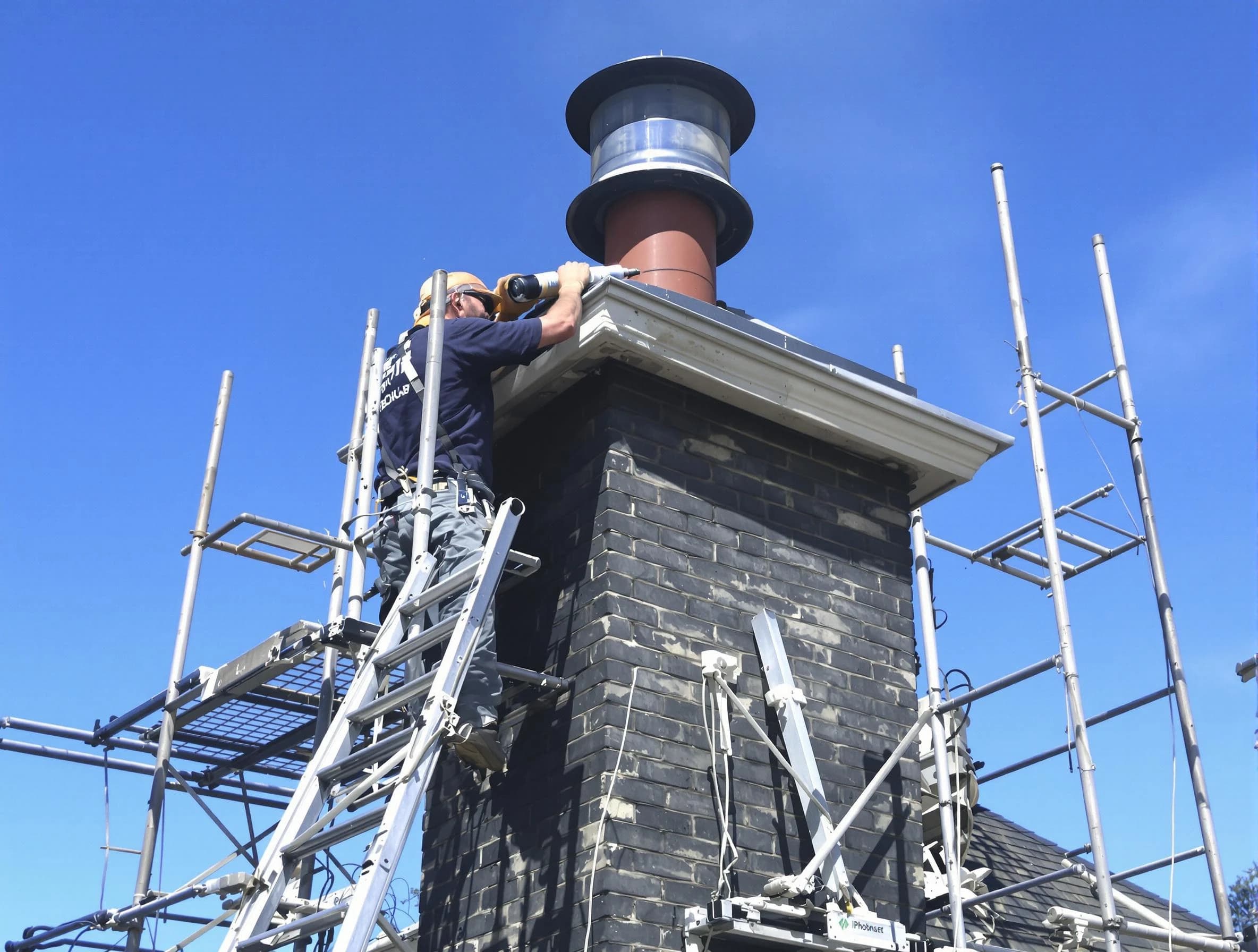 Sturdy chimney crown finished by Gardendale Chimney Sweep in Gardendale, AL