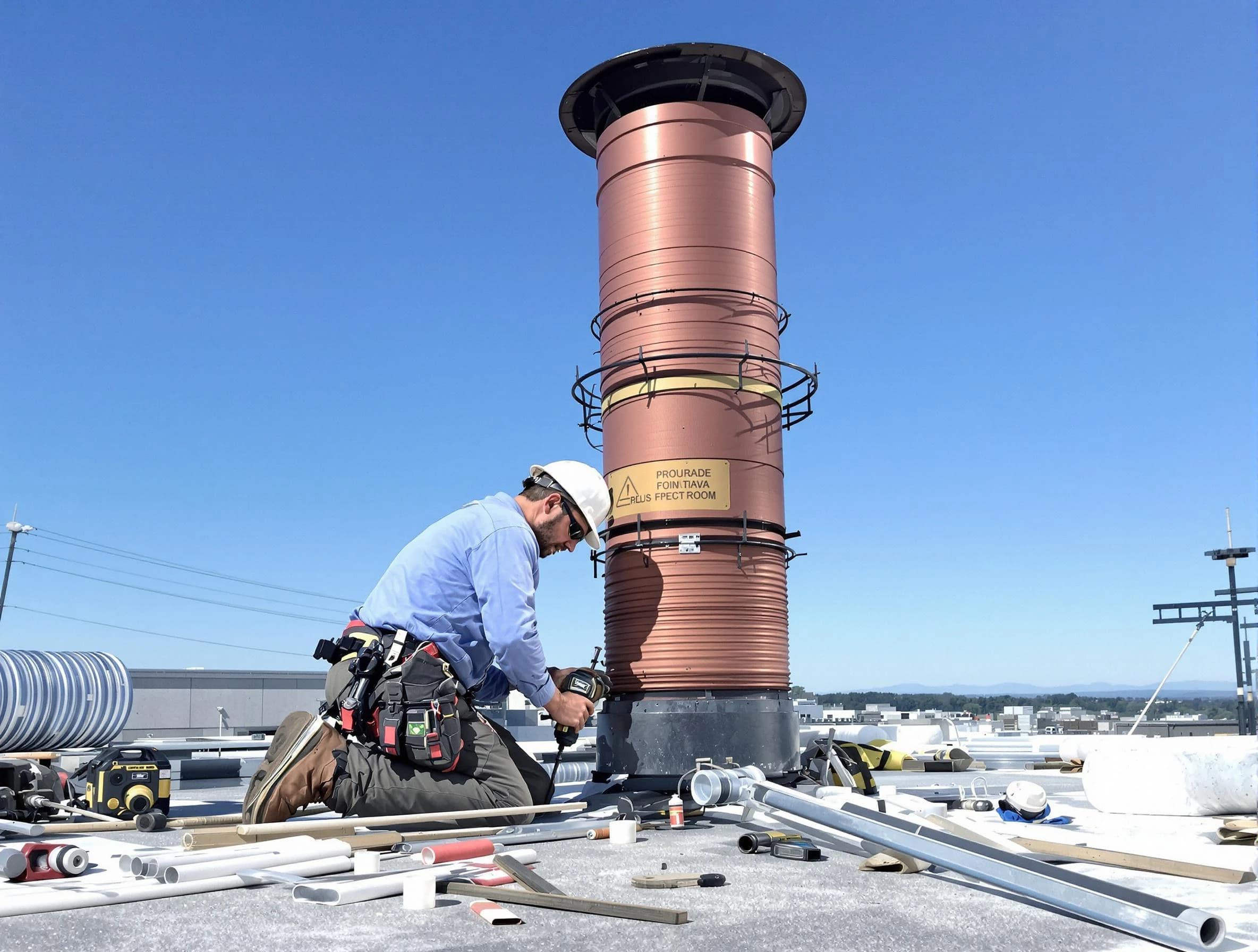 Installed chimney liner by Gardendale Chimney Sweep in Gardendale, AL
