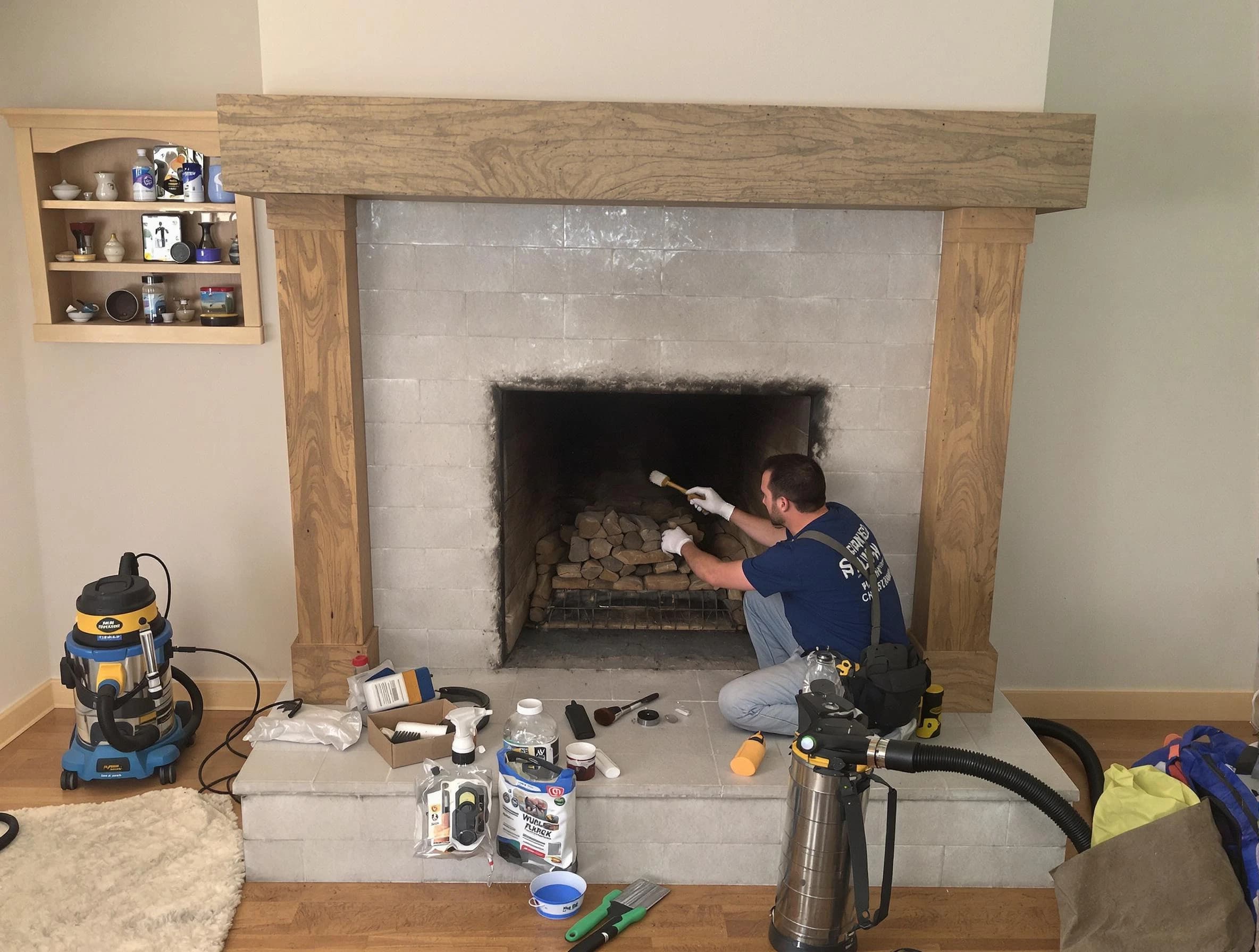 Detailed creosote removal process by Gardendale Chimney Sweep in Gardendale, AL