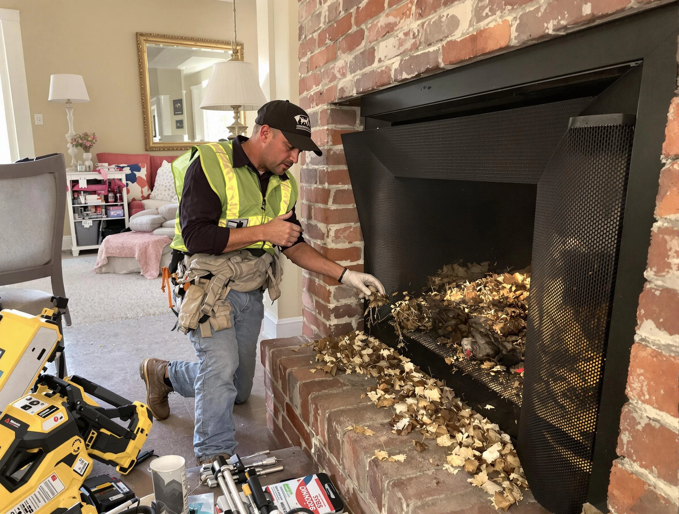 Safe screening installation by Gardendale Chimney Sweep in Gardendale, AL