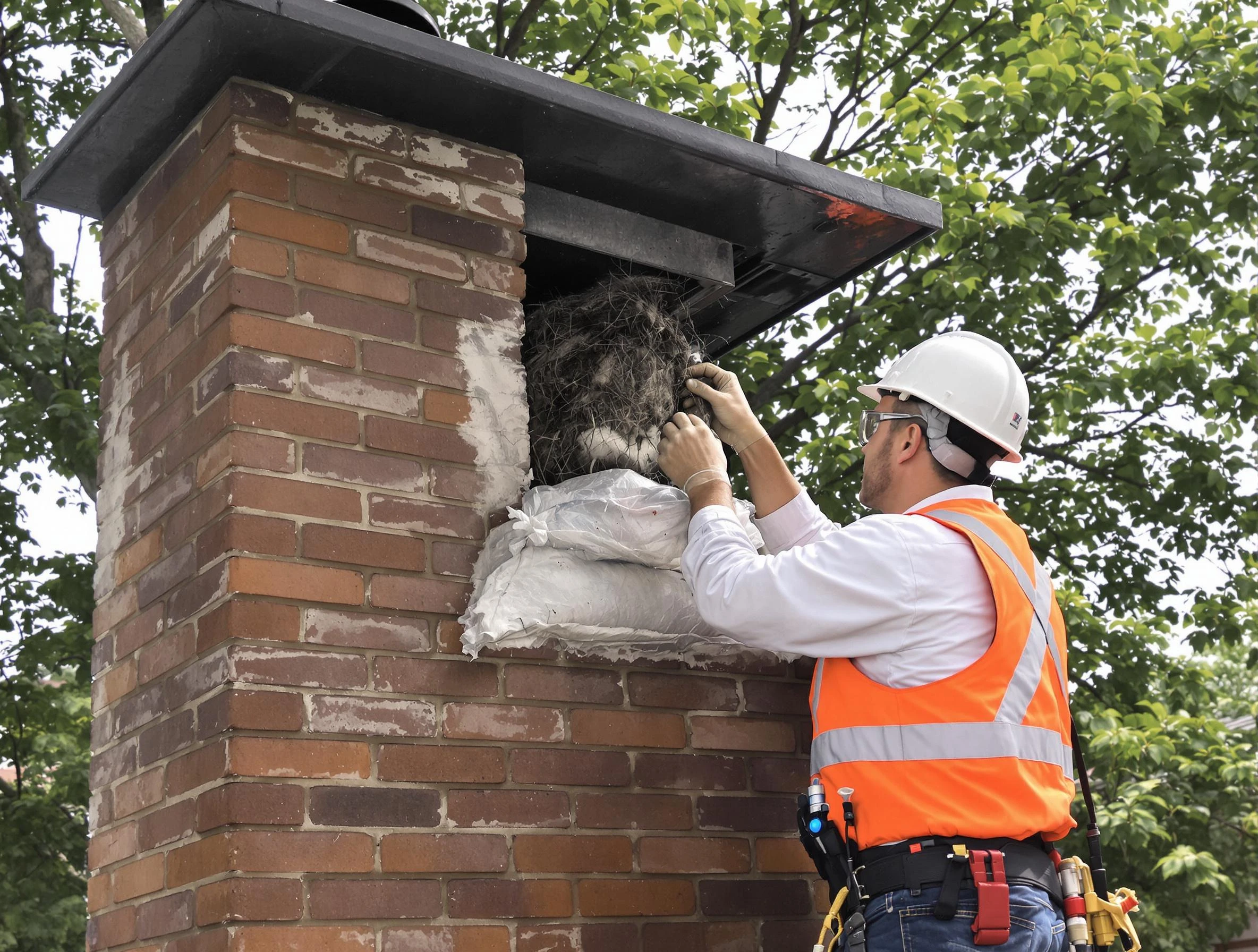 Humane removal of debris and animals by Gardendale Chimney Sweep in Gardendale, AL