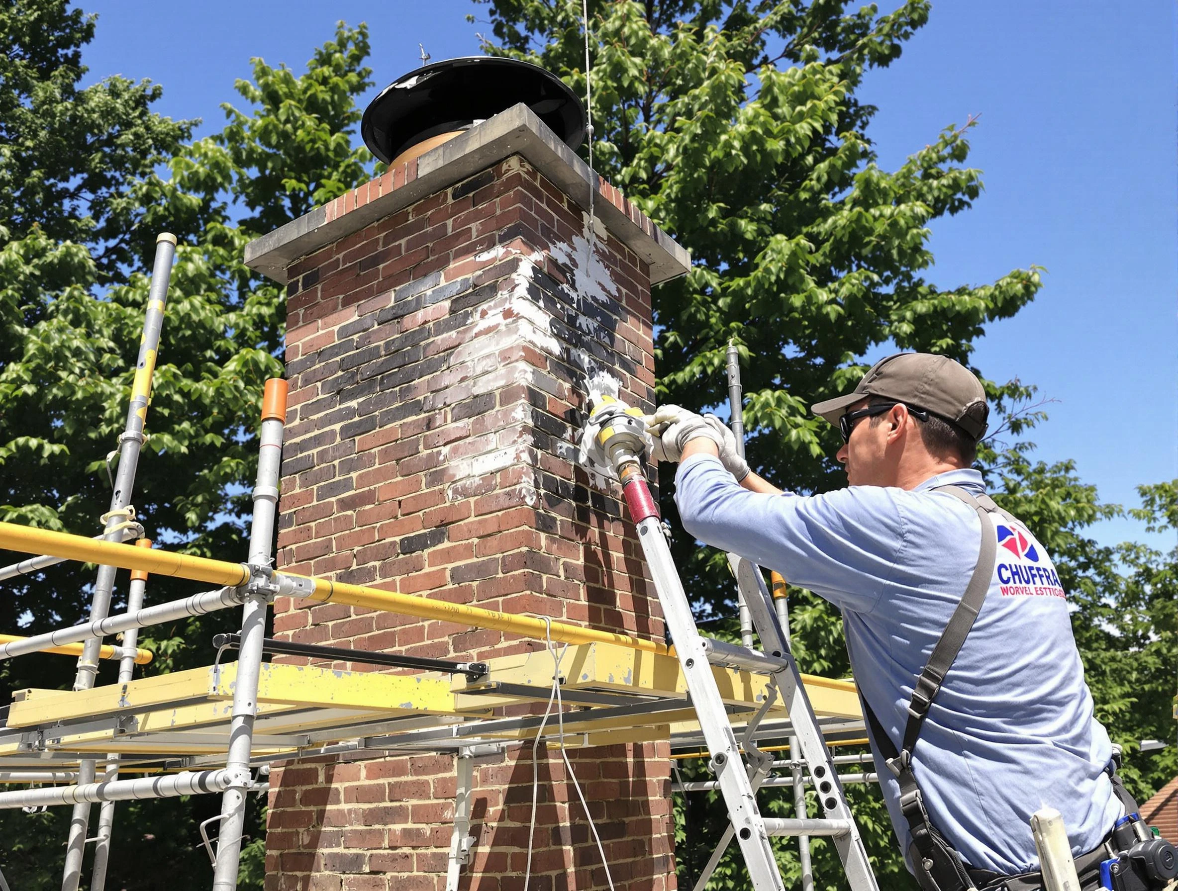 Structural chimney repair by Gardendale Chimney Sweep in Gardendale, AL