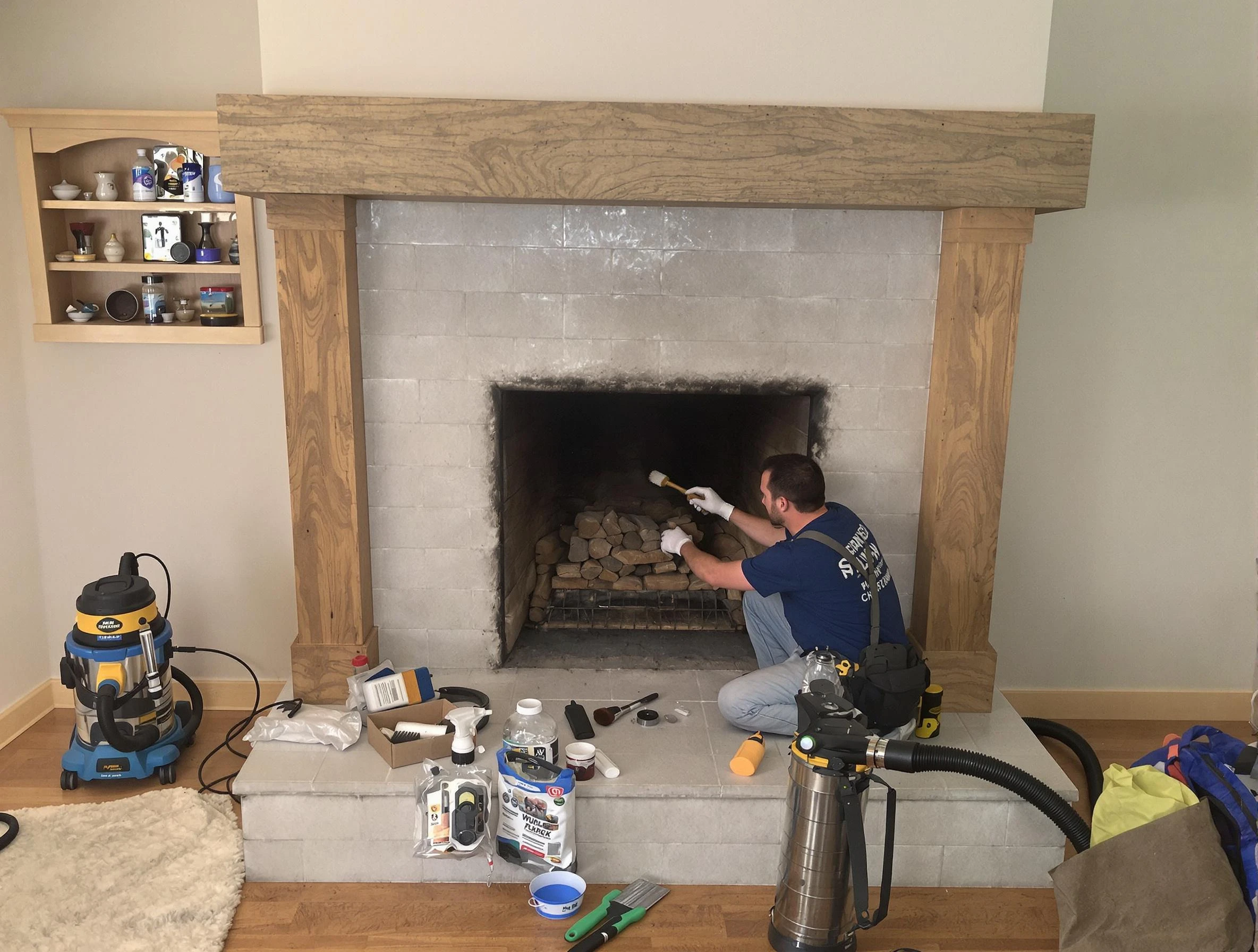 Detailed creosote removal process by Gardendale Chimney Sweep in Gardendale, AL